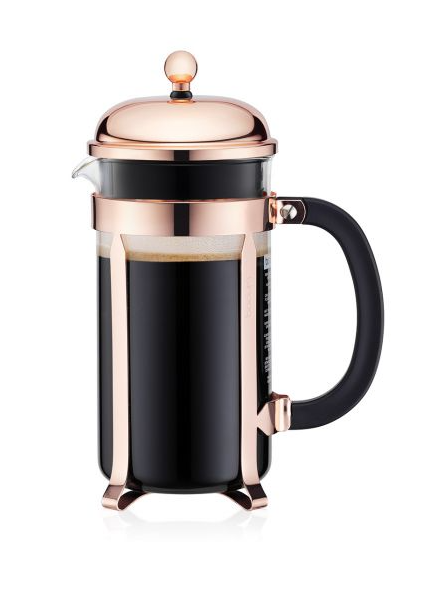 Copper French Press Coffee Maker 8 cups