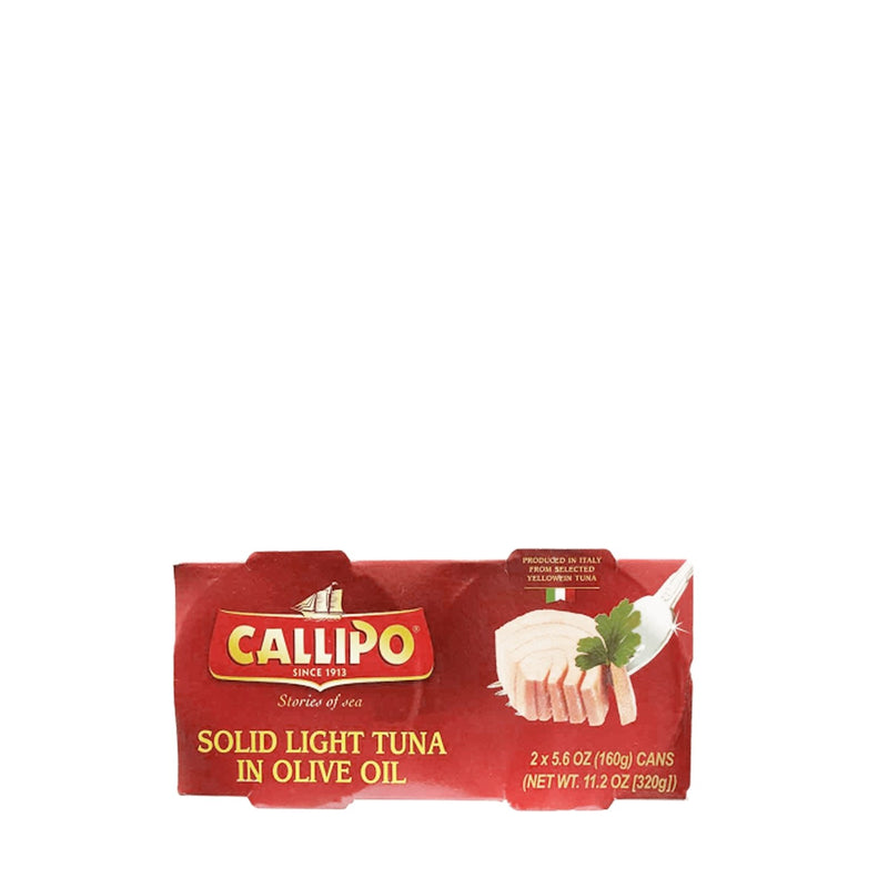 Callipo Solid light Tuna 2-pack in olive oil - 160g each