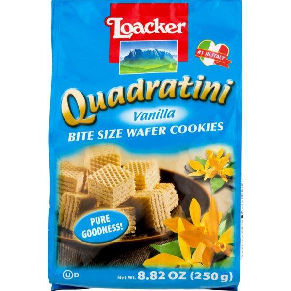 Loacker Quadratini Vanilla Wafers - 250 g