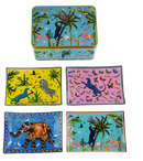 Jungle Glass Plate Tin