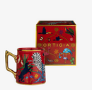 Ceramic Tazzina, Coral
