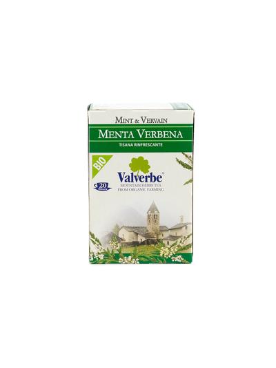 Valverbe Verbena Mint Tea Bags - 20 Bags - 20gr
