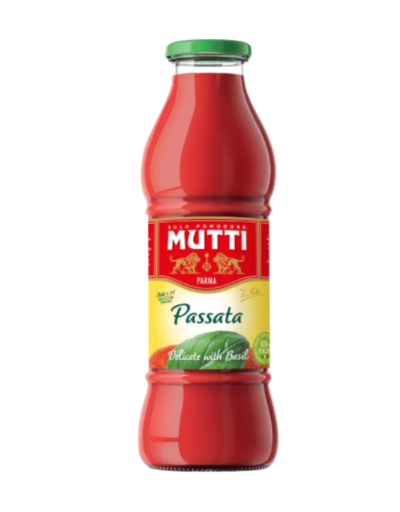 Mutti Tomato Sauce Passata di Pomodoro Basil - 398ml