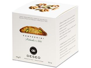Deseo Almond Cantucci with Pistachio and Walnut - 200g
