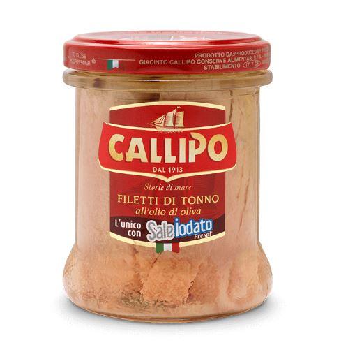 Callipo Tuna in Olive Oil - Glass Jar - 300gr