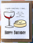 Cheesy Joke - Seedpaper Card (wildflowers) + Envelope