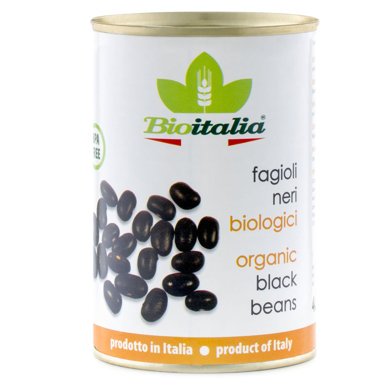 Bioitalia Canned Black Beans - 398ml