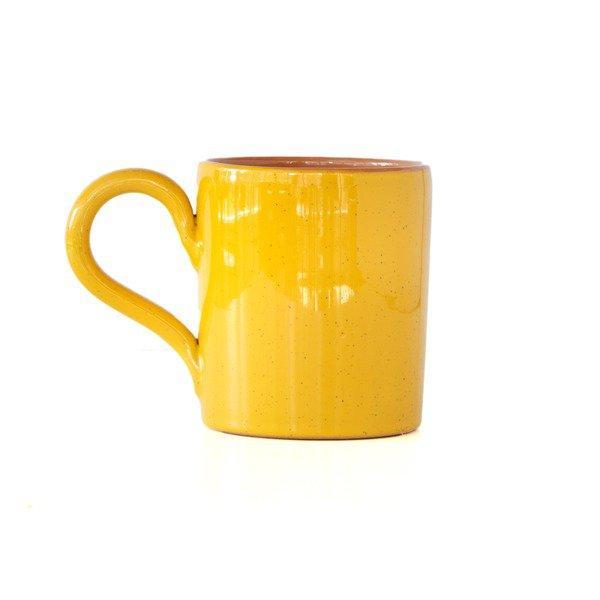 Pink Rooster Umbria Mugs Yellow