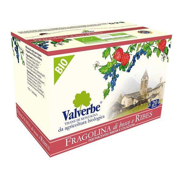 Valverbe Strawberry & Currant Tea Bags - 20 bags - 30 g
