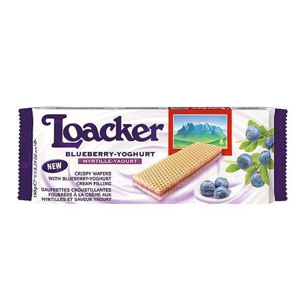 Loacker Wafers  - Blueberry/Yogurt - 150 g