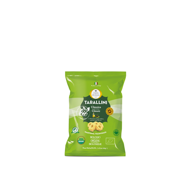 Terre Di Puglia Organic Taralli With Extra Virgin Olive Oil 200gr